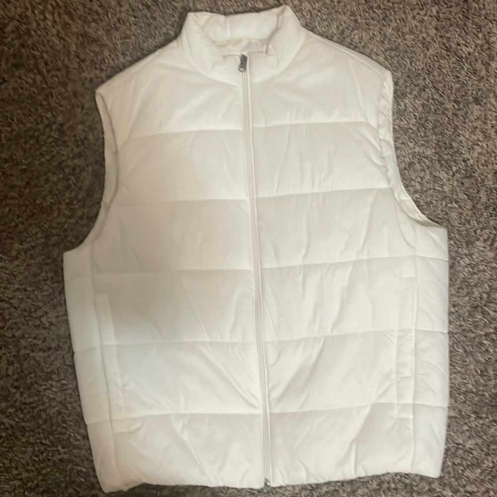 Zara white jacket Large